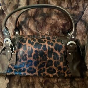 Soprano leather double handled handbag